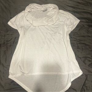 White Flowy Shirt Blouse